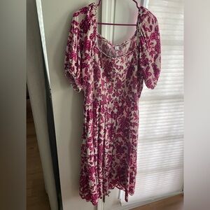 Old Navy Smocked Boho Floral Dress